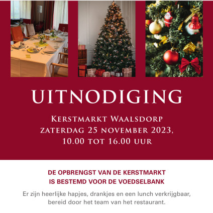 Kerstmarkt Waalsdorp 25-11-2023